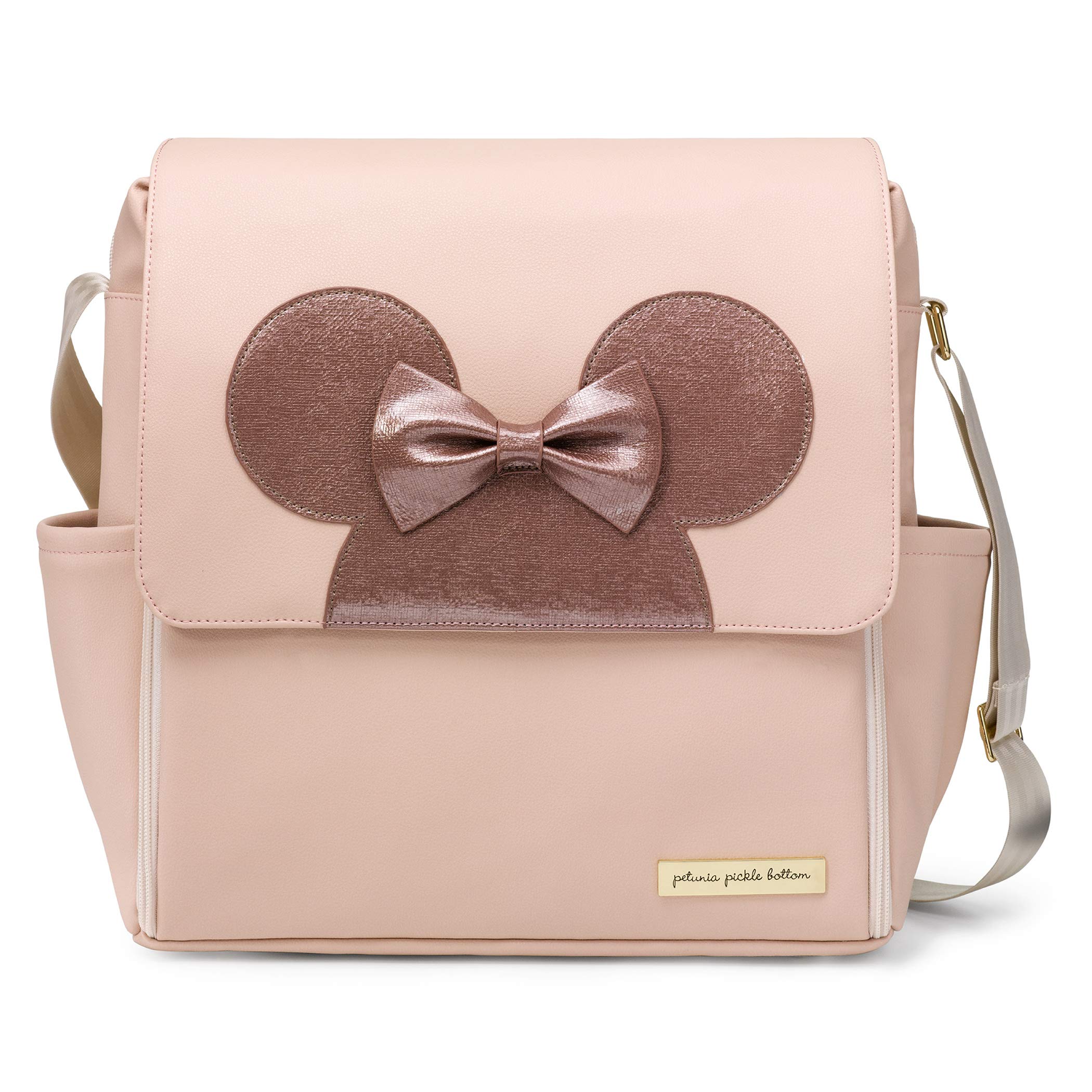 Petunia Pickle Bottom Boxy Backpack for Women - Stylish Pink Diaper Bag, Travel Backpack & Everyday Purse - Perfect for Moms, Work Commute & Weekend Adventures