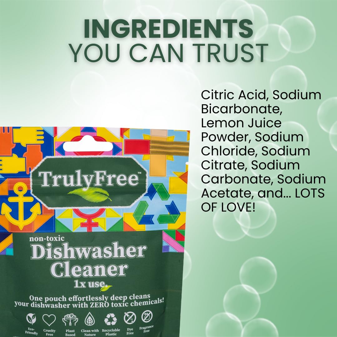 Best Dishwasher and Washing Machine Cleaner - Deep Cleaning Tablets for Appliances - Removes Limescale, Odors & Buildup - Ideal for Kitchen & Laundry Maintenance