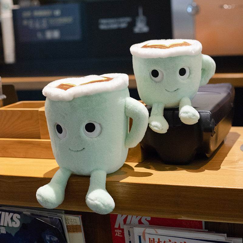 Soft & Cozy Coffee Mug Plush - Cute & Huggable Plushie for Coffee Lovers - Perfect for Gifts, Home Decor & Stress Relief