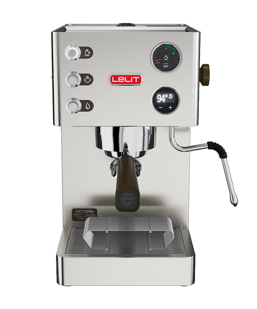 Lelit Victoria PL91T Espresso Machine - 120V Semi-Automatic Coffee Maker for Home Baristas | Perfect for Espresso, Cappuccino & Latte at Home