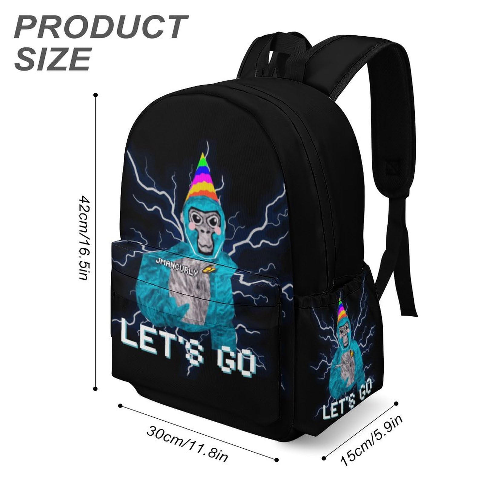Stylish Game Backpacks - Durable Travel Daypack & Laptop Bag for Women & Men - Perfect for Gaming, Work, School & Outdoor Adventures