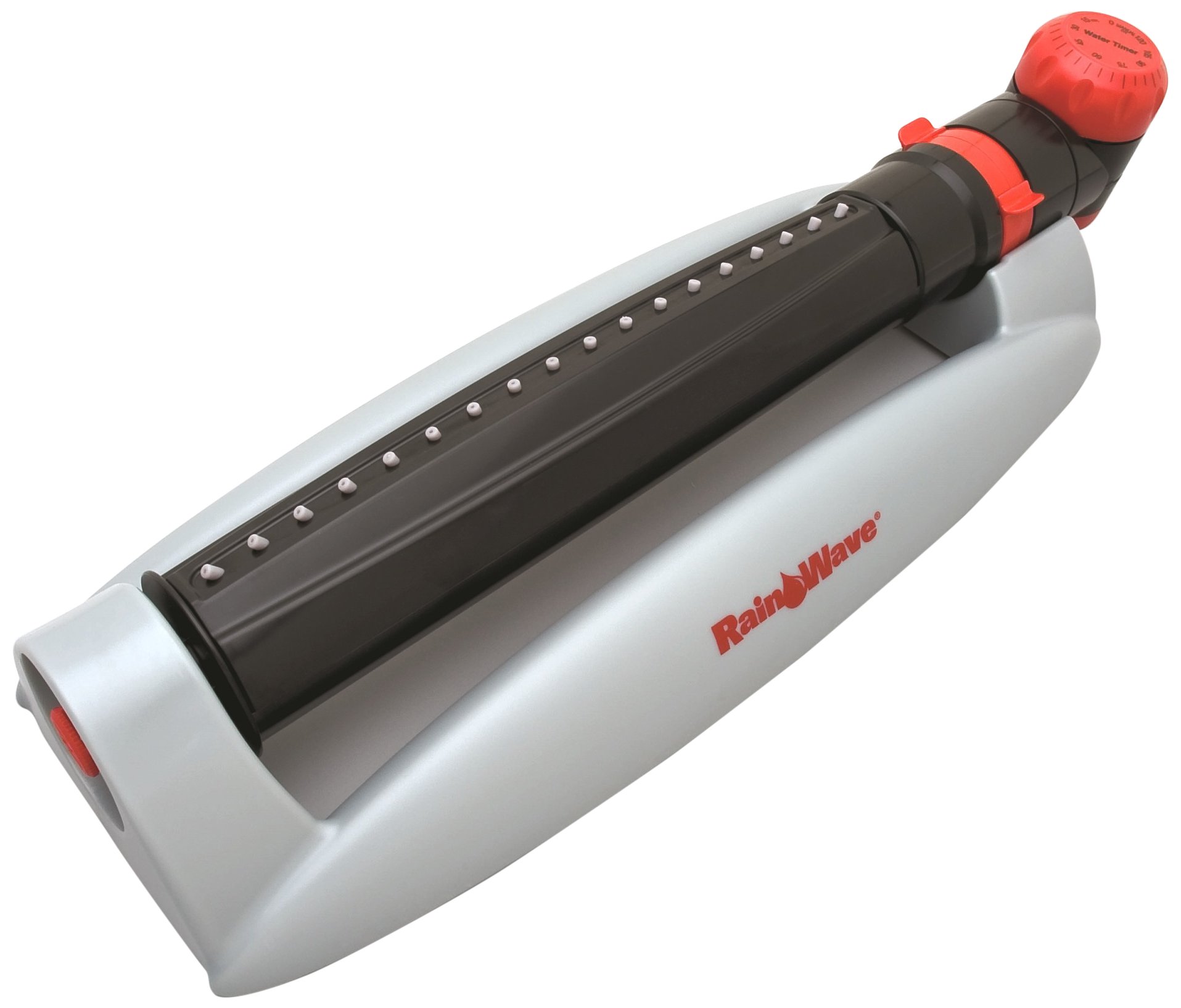 Turbo Gear Oscillating Sprinkler with Timer - Covers 3700 Sq Ft - Adjustable Lawn & Garden Watering System for Large Yards, Flower Beds & Landscaping