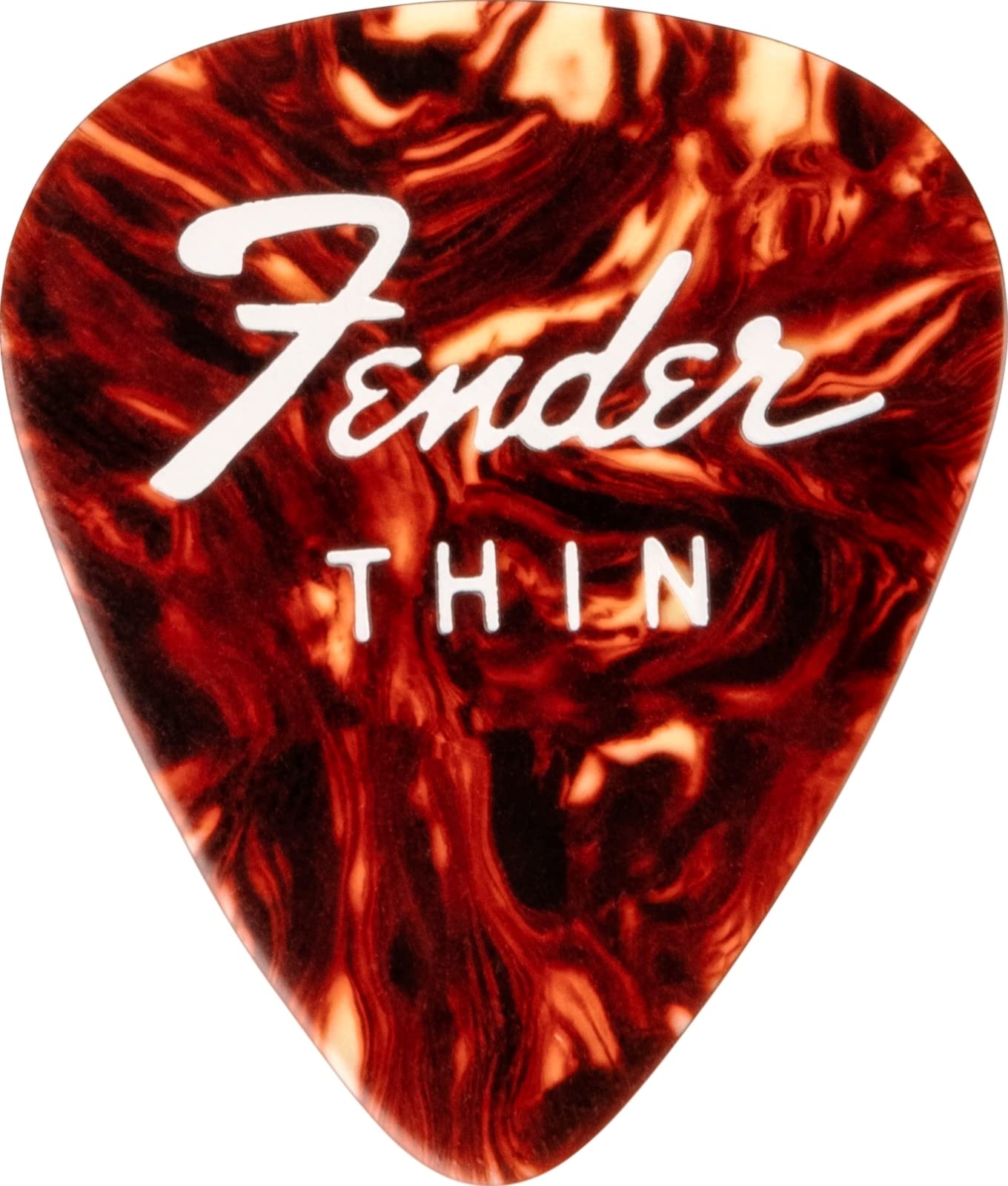 Fender Fine Electric Guitar Picks - 12 Pack, 0.71mm Medium Gauge, Celluloid Material for Smooth Playability (1980351010) | Perfect for Rock, Blues & Acoustic Performances