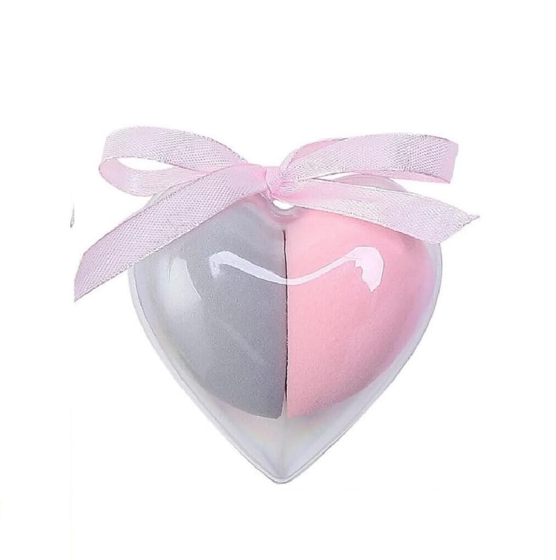 Heart Shaped Makeup Blender Sponge - Dual Use Wet & Dry Beauty Sponge for Flawless Foundation Application - Perfect for Everyday Makeup & Professional Makeup Artists