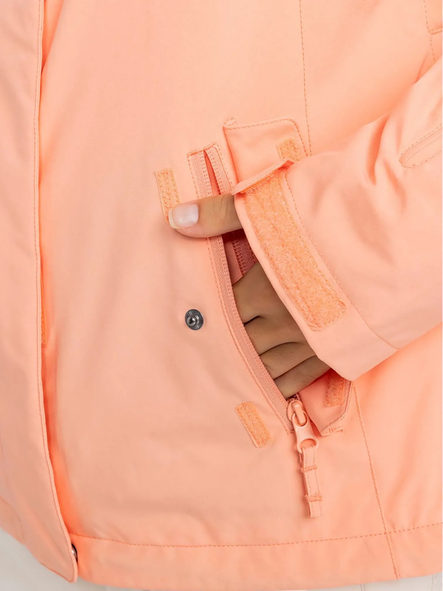 Roxy Jetty Solid NP Coral Snow Jacket - Women's Waterproof Winter Coat for Skiing, Snowboarding & Cold Weather Adventures