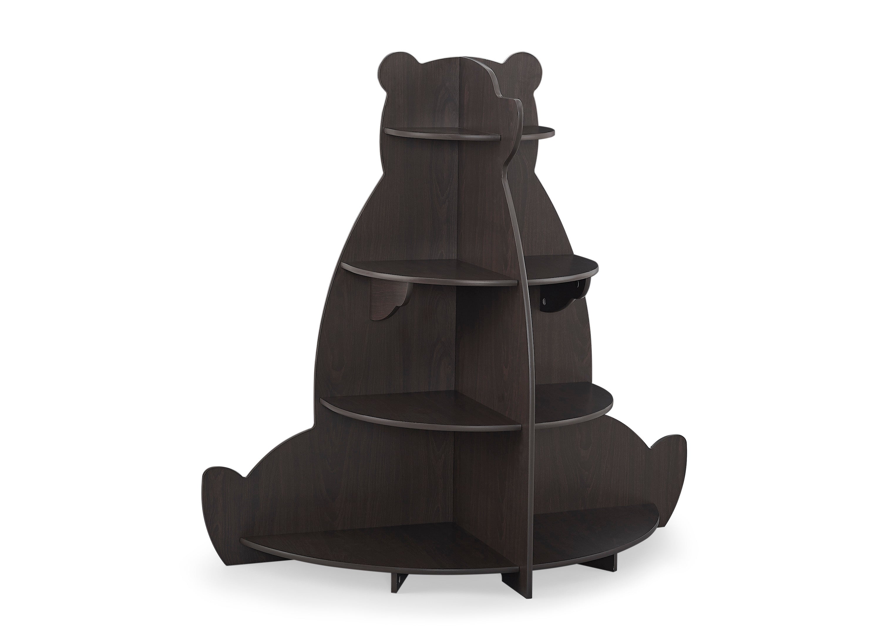 Greenguard Gold Certified Bear Bookcase - Eco-Friendly Kids Bookshelf for Nursery, Bedroom & Playroom Organization
