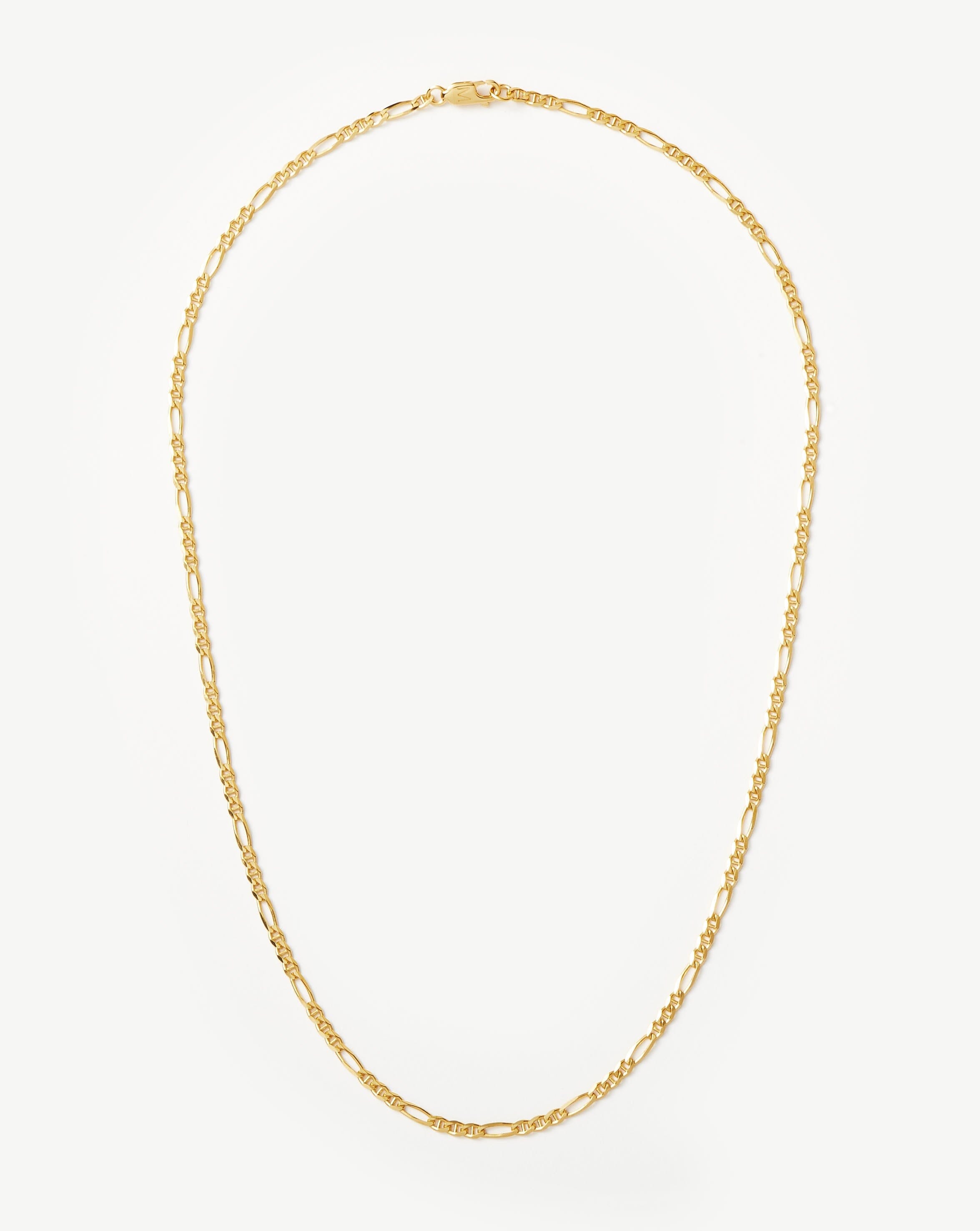 Men's Filia Curb Chain Necklace - 18K Gold Plated Stainless Steel Hip Hop Jewelry for Gifts, Parties & Everyday Wear