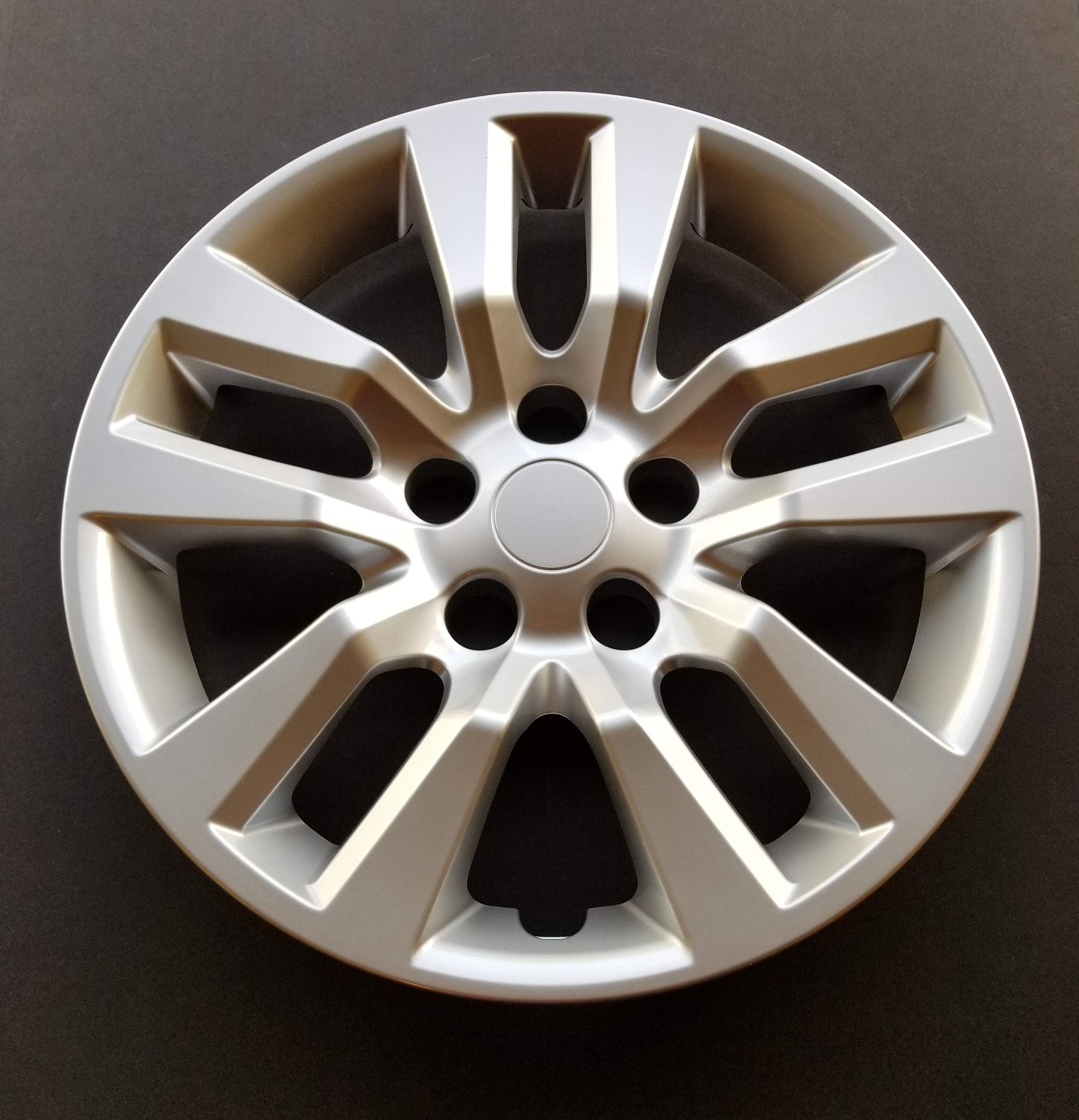 16 Inch 10-Spoke Silver Plastic Wheel Cover Hubcap for 2013-2018 Nissan Altima (1-Piece) - Enhance Your Car's Appearance & Protect Rims from Damage - Perfect for Daily Commuting, Road Trips & All-Weather Protection