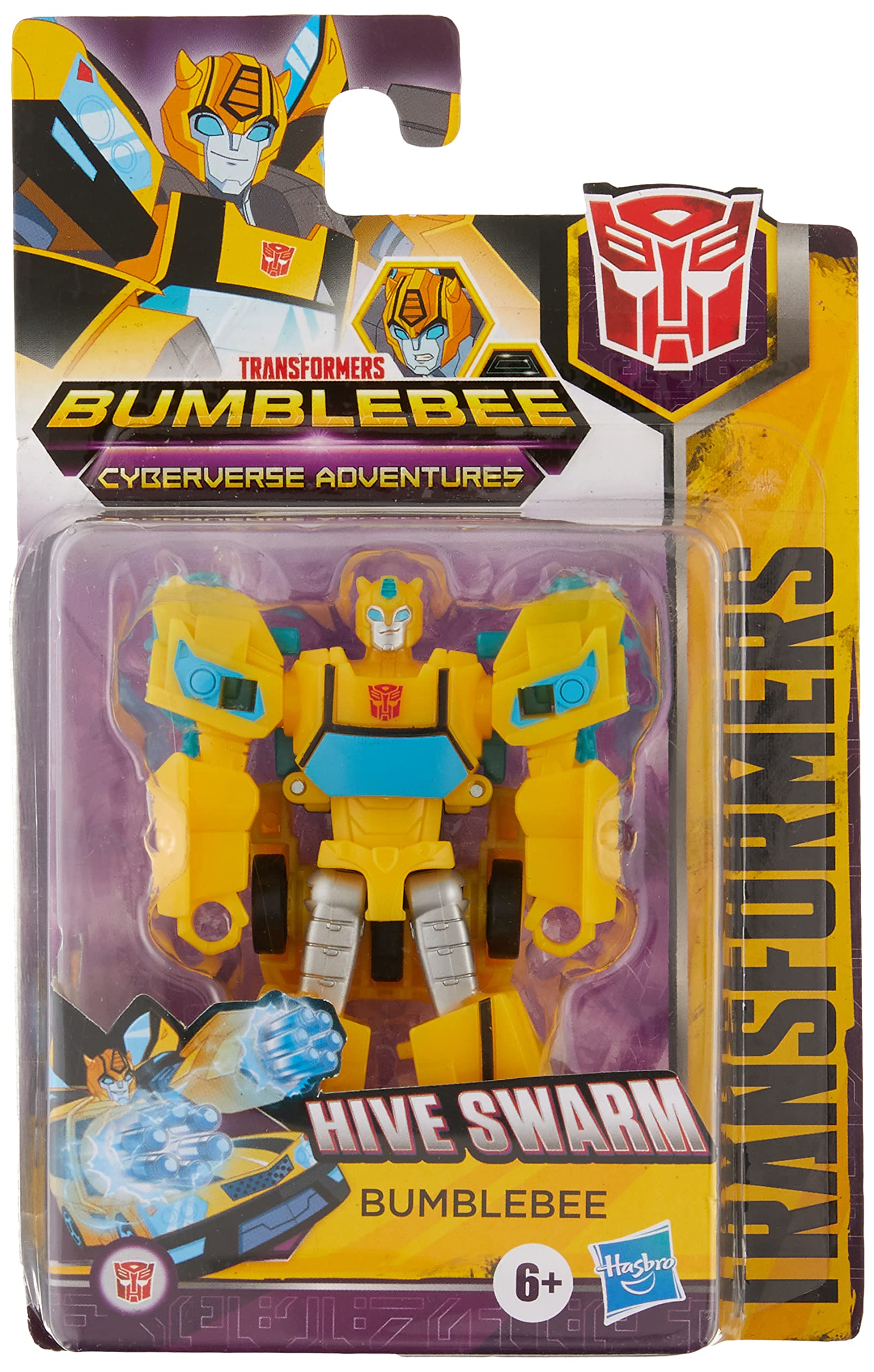 Transformers Cyberverse Adventures Action Attackers HIVE Swarm Bumblebee Toy Figure - Collectible Robot Action Figure for Kids & Fans - Perfect for Playtime, Display & Gifts