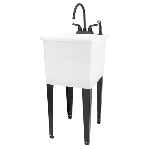 White Tub, Black Faucet