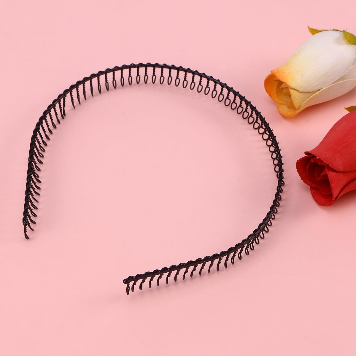 Metal Teeth Headband for Women - Non-Slip Hair Band with Comb, Stylish Hair Loop for Women | Perfect for Workouts, Yoga, and Everyday Hairstyling