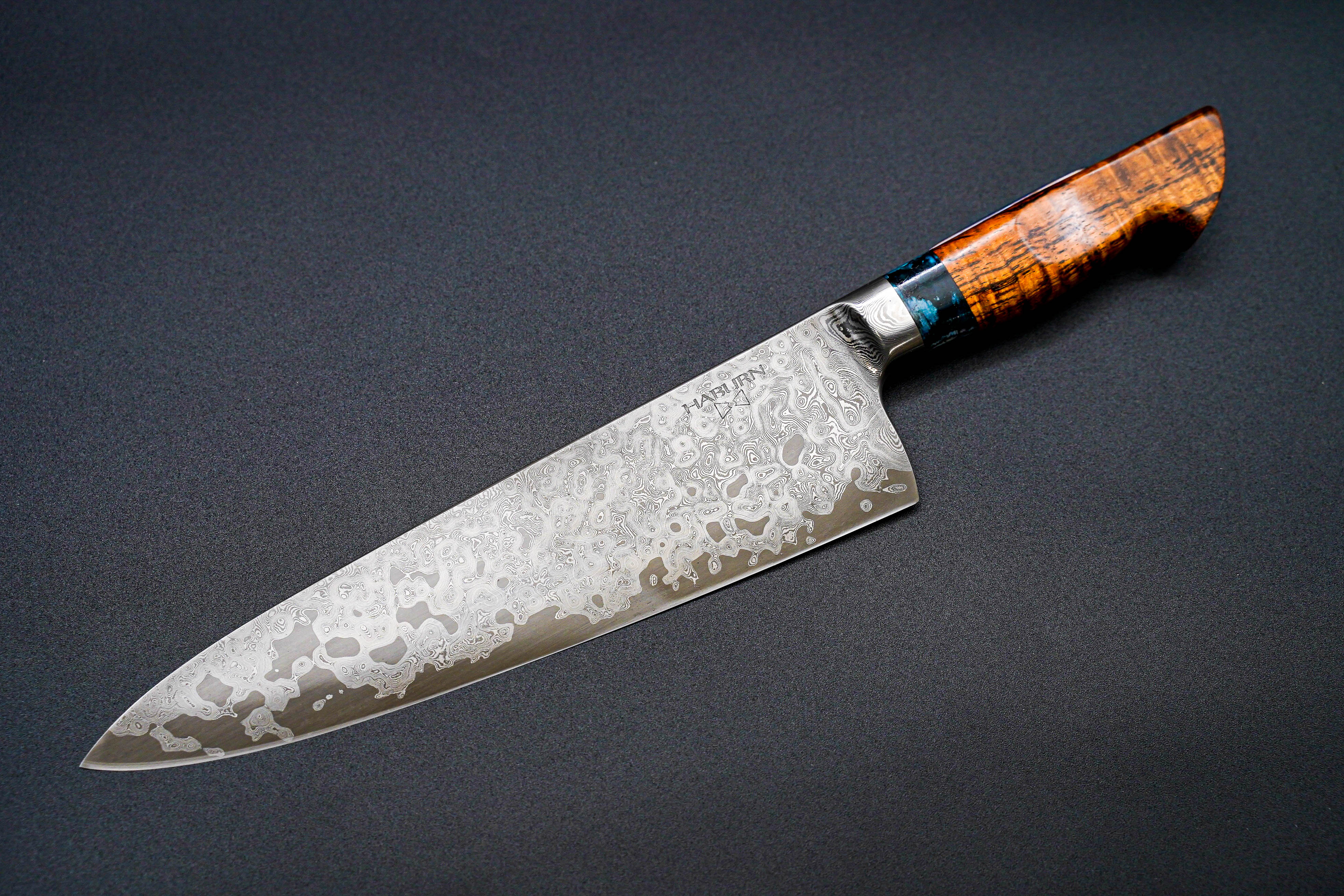 Premium Haburn Knives 240mm Integral Sanmai Gyuto Japanese Chef Knife - High Carbon Steel Blade for Professional Cooking, Slicing & Meat Cutting - Perfect for Home Chefs & Culinary Enthusiasts