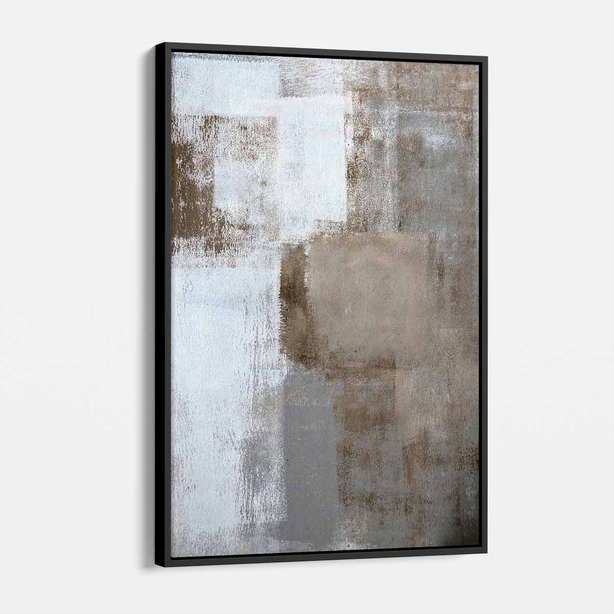 Modern Brown Abstract Wall Art Canvas Print 8391 - Handmade Home Decor for Living Room, Bedroom & Office