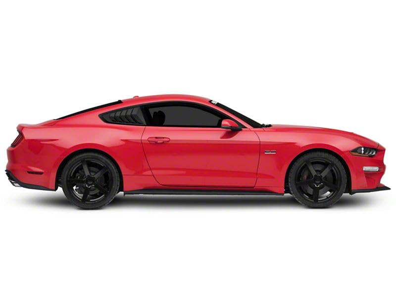 Carbon Fiber Sport Quarter Window Louver for Ford Mustang Fastback 2015-2020 - Lightweight Aerodynamic Upgrade for Street Racing & Car Shows