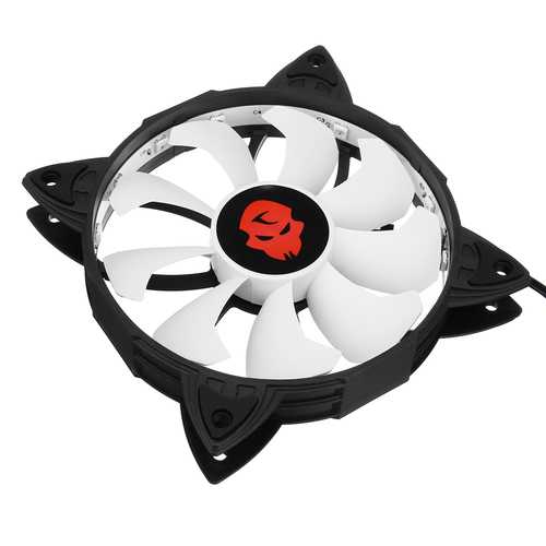 Coolmoon 3PCS 120mm RGB LED PC Cooling Fans with Remote Controller - 30000Hrs Lifespan, Adjustable Speed for Optimal Airflow - Perfect for Gaming PC, Computer Case & CPU Cooling Systems