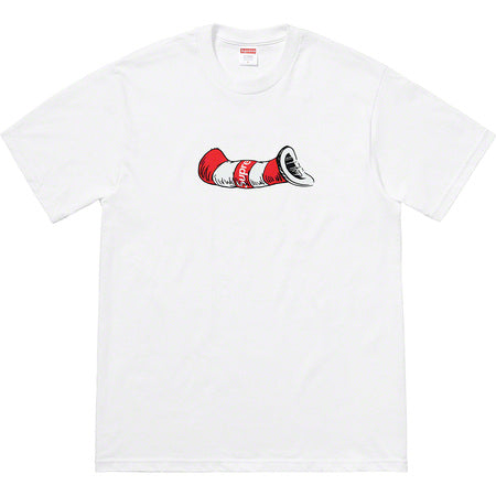 Supreme Cat in the Hat T-Shirt - Vintage Cartoon Graphic Tee for Men & Women - Casual Streetwear for Everyday Wear & Cosplay