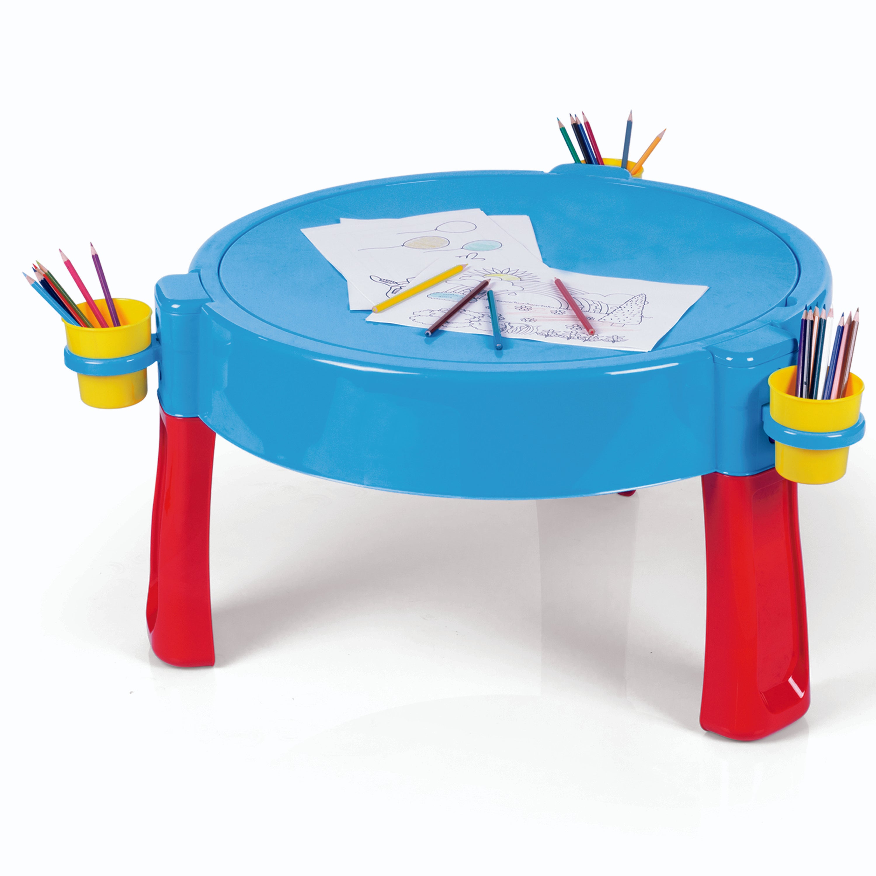 Dolu 3-in-1 Activity Sand & Water Play Table for Kids - Outdoor Toddler Sensory Play Table with Lid & Accessories - Perfect for Backyard, Beach & Indoor Playtime