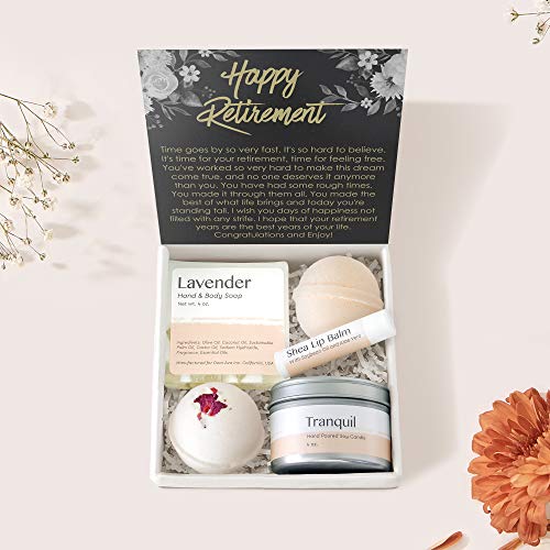 Retirement Spa Gift Box for Colleagues - Thoughtful Farewell Gift from Coworkers | Perfect for Retirement Parties, Job Transitions & Office Celebrations