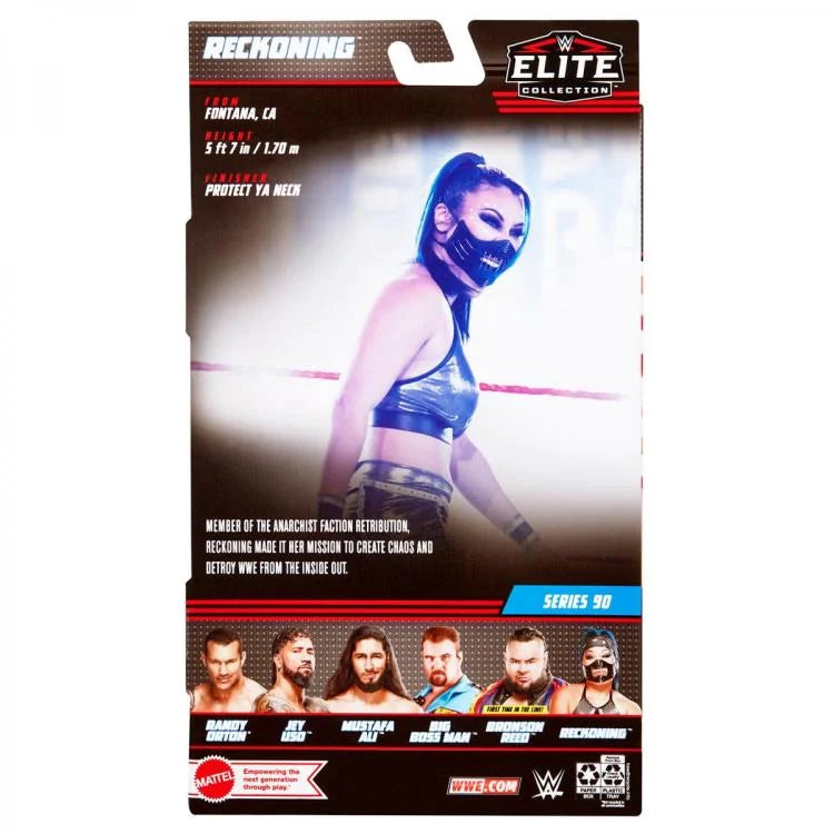 WWE Elite Collection Series 90 Reckoning Action Figure - Authentic Wrestling Collectible for Display & Play | Perfect for Fans, Collectors & Gift Giving