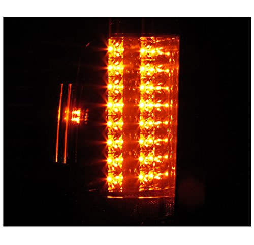 Chevy Silverado 15 25 35 HD LED Tail Lights - Red/Smoke Lens - High Performance Brake Lights for Improved Safety & Style - Perfect for Night Driving & Off-Road Adventures