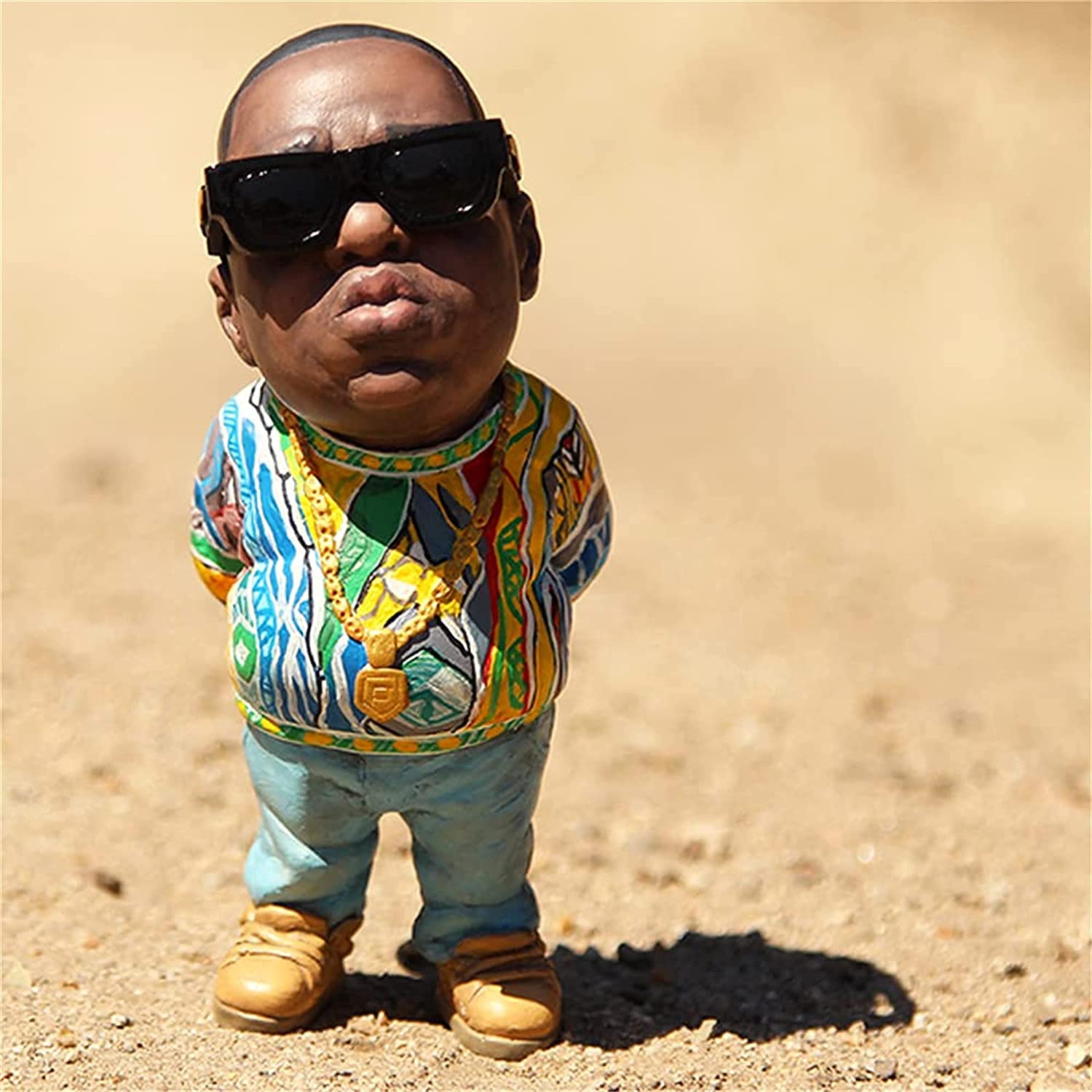Legend-Commemorative Resin Ornaments - Unique Rap Music Star Sculptures for Fans | Perfect Gift for Friends & Collectors | Home Decor, Office Display & Music Enthusiast Collections