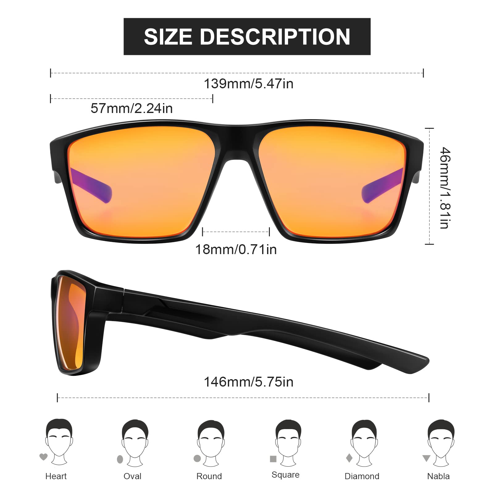 Okany Blue Light Blocking Gaming Glasses for eSports & Computer Use - Anti Glare UV400 Protection Eyewear for Men & Women - Reduce Eye Strain for Gaming, Office Work & Screen Time