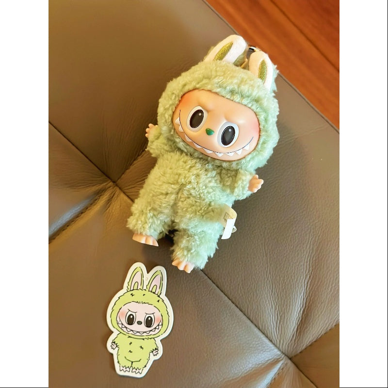 Labubu The Monsters Exciting Macaron Vinyl Face Series Green Grape - Cute Collectible Toy for Display, Gifts & Anime Fans