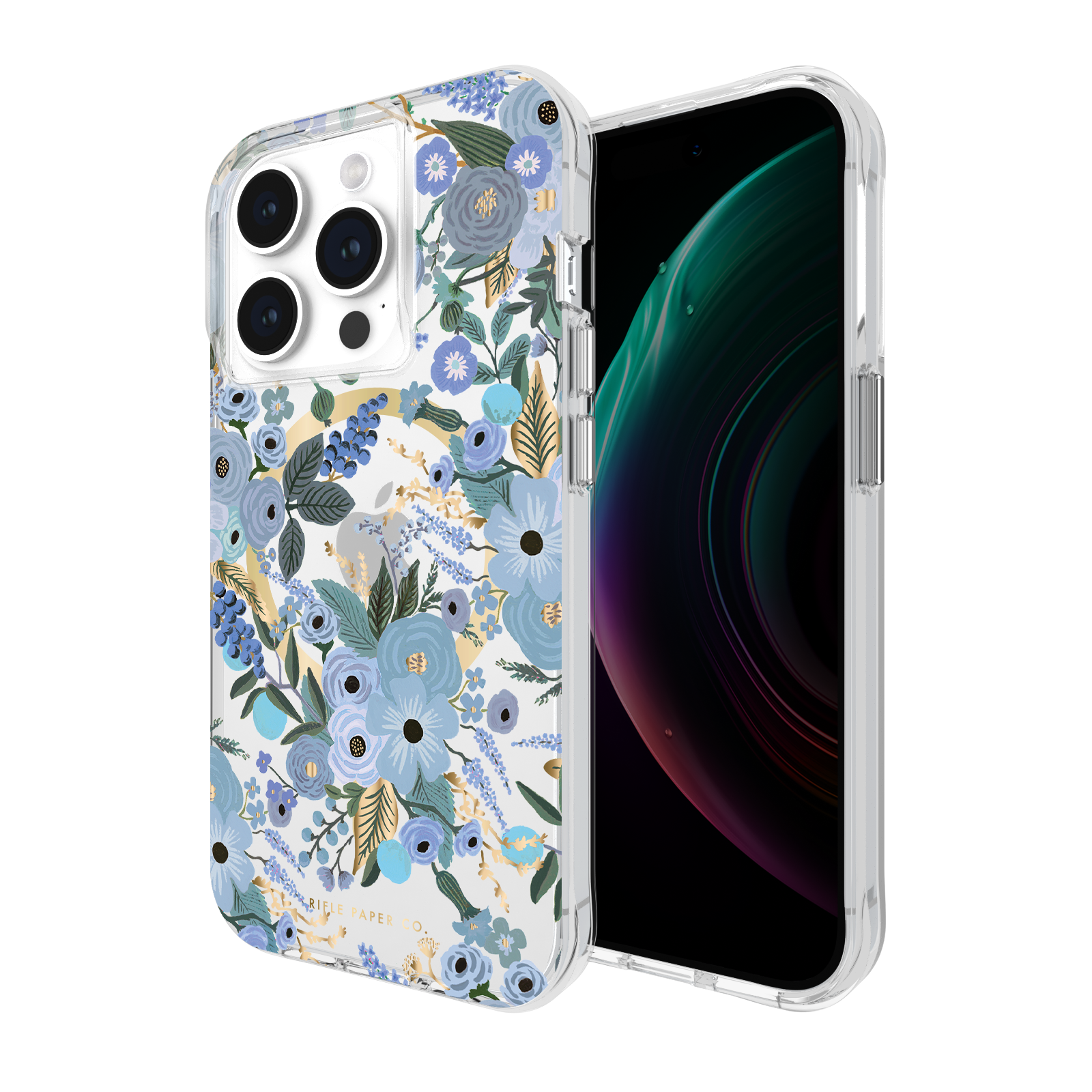 Case Mate Rifle Paper Co. Garden Party MagSafe Compatible iPhone 15 Pro Case - Floral Design Protective Phone Cover for Women, Perfect for Everyday Use & Gift Giving