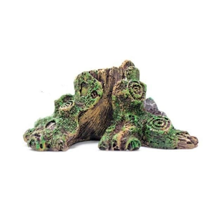 Aquatopia Mini Betta Fish Ornament - Natural Tree Trunk Decor for Aquarium (7.5 x 3.5 x 5 cm) - Perfect for Betta Fish Tanks, Small Aquariums & Fish Hideouts