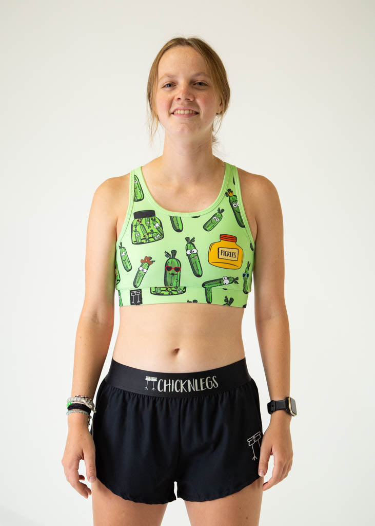 Pickles OG Sports Bra for Women - High Support Workout Bra for Running, Yoga & Gym - Moisture Wicking & Breathable Activewear Top