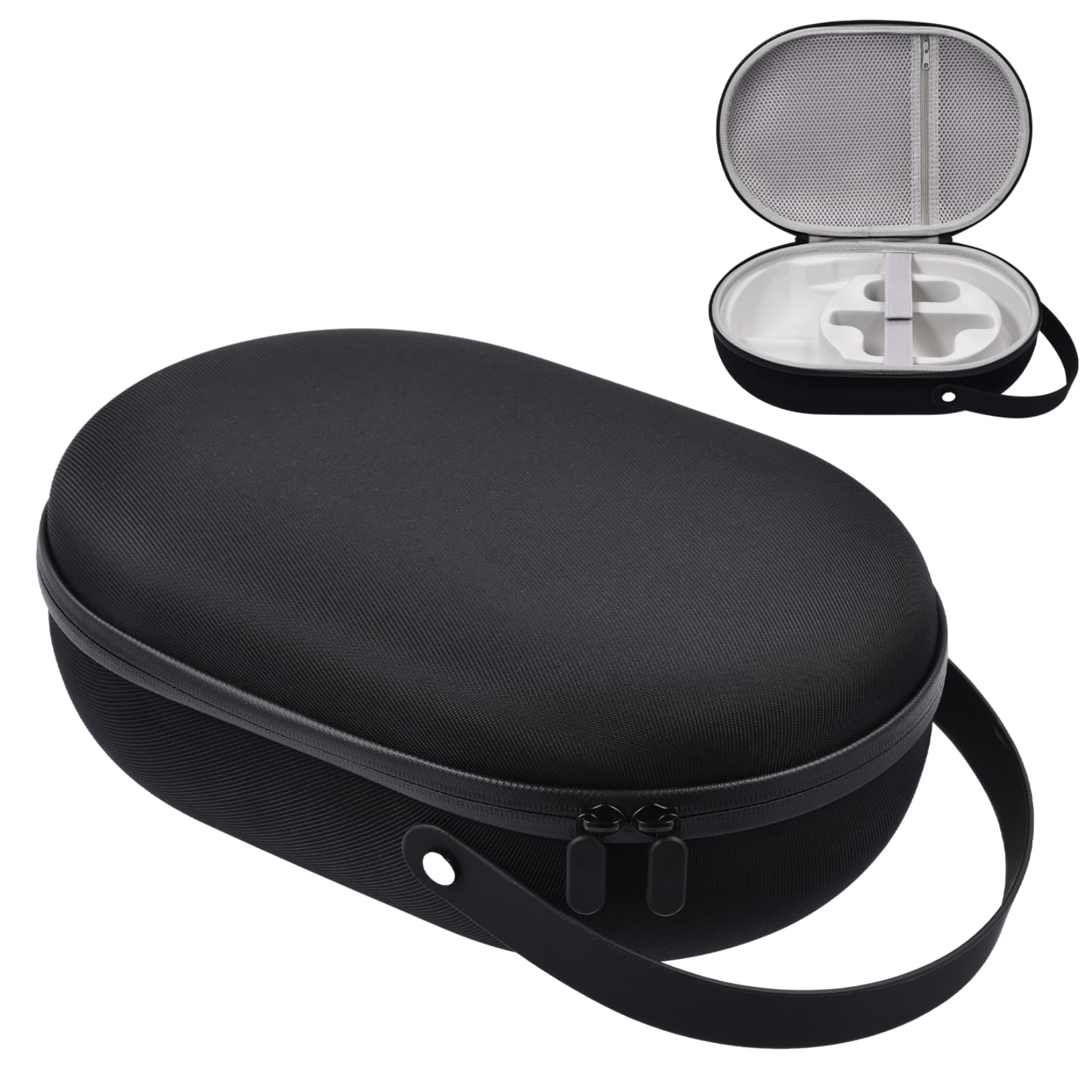 Durable EVA Case for Vision Pro Accessories - Dustproof, Shockproof Travel Storage Bag for Vision Pro VR Headset - Perfect for Travel, Home & Office Use - Black