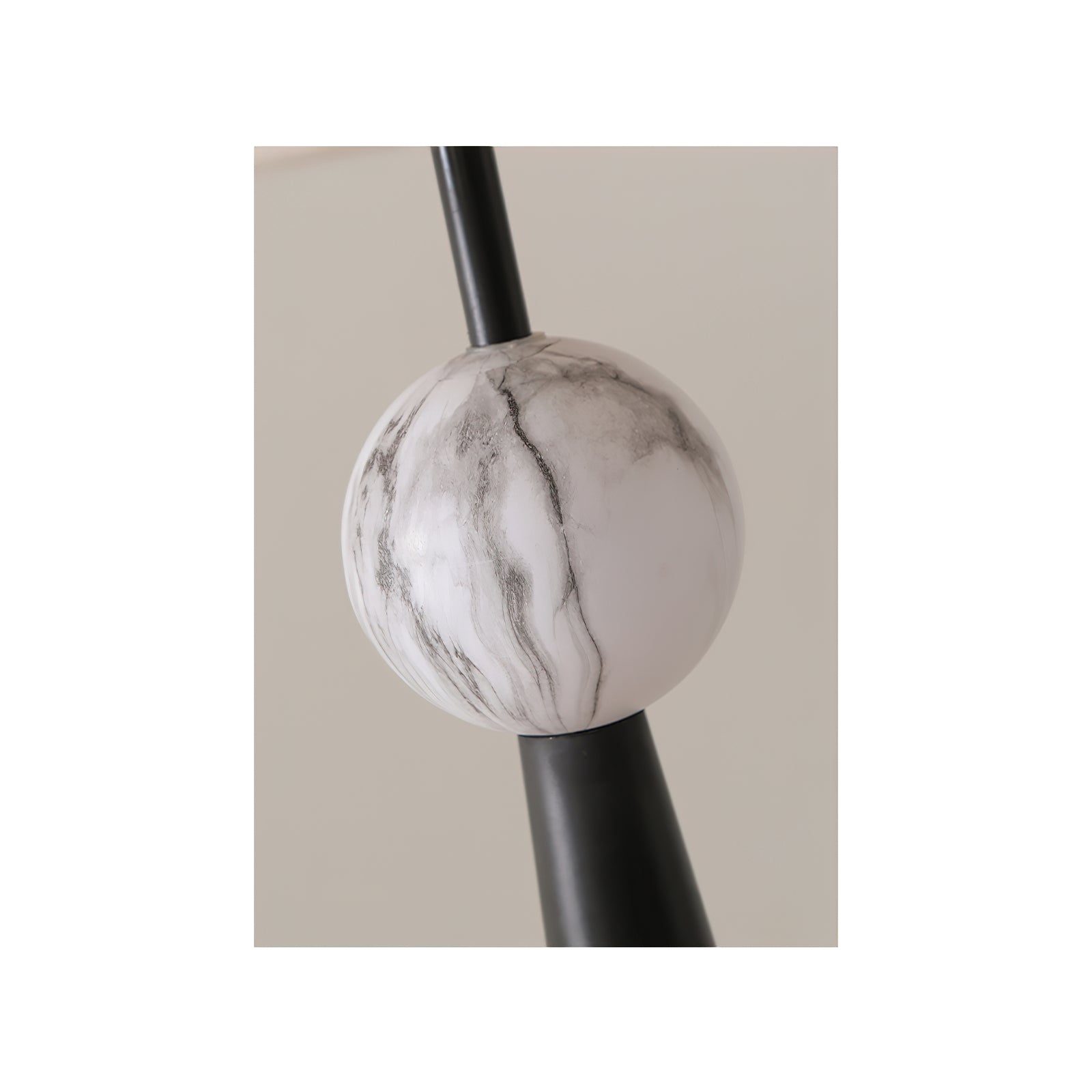 Modern Innes Floor Lamp - Adjustable Height LED Standing Light for Living Room, Bedroom & Office - Warm White & Cool White Dimmable Lighting with Remote Control - Perfect for Reading, Relaxing & Home Decor