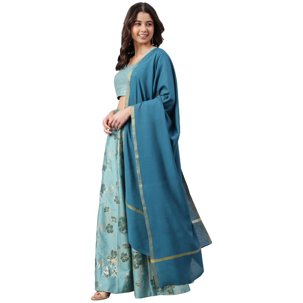Exquisite Indian Silk Lehenga Set for Women | Traditional Wedding Dress | Bridal Party & Festive Occasion Wear