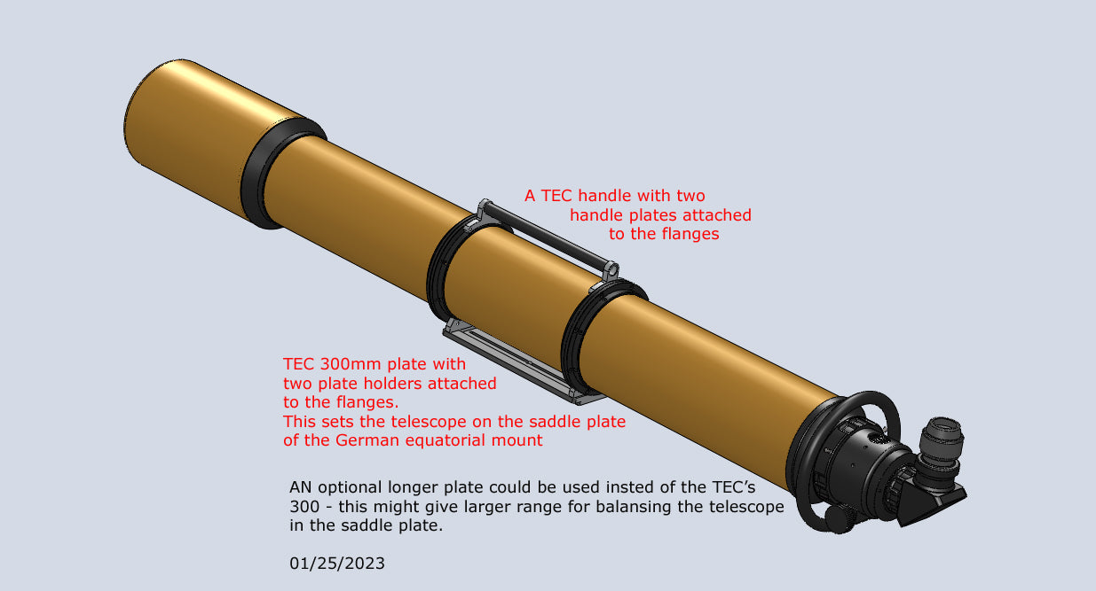 APO160FL F/11 Telescope - High Performance Refractor for Astrophotography & Stargazing - Perfect for Backyard Astronomy and Night Sky Observation