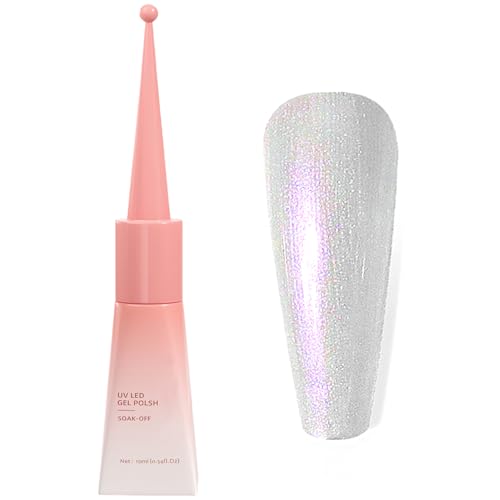 Clear Purple Glitter