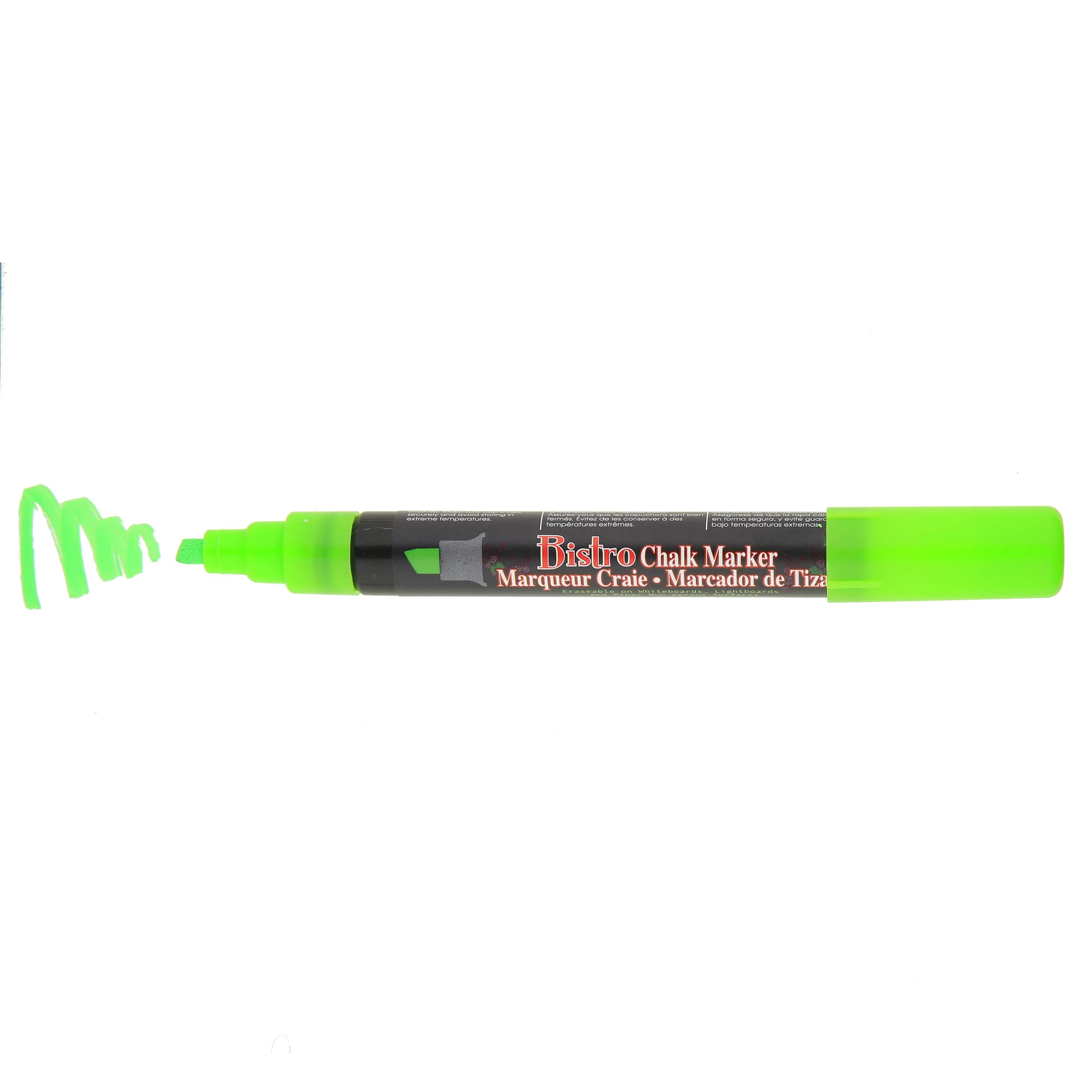 Uchida Chisel Tip Bistro Chalk Marker - Fluorescent Green - Art Supplies for Restaurants, Cafes, Signage & DIY Crafts