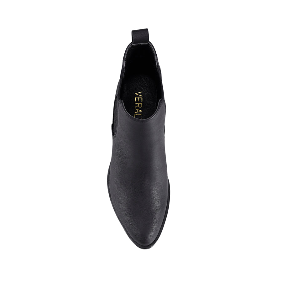 Samantha Women's Chelsea Boots - Black Soft Leather Ankle Boots for Casual Wear & Everyday Comfort