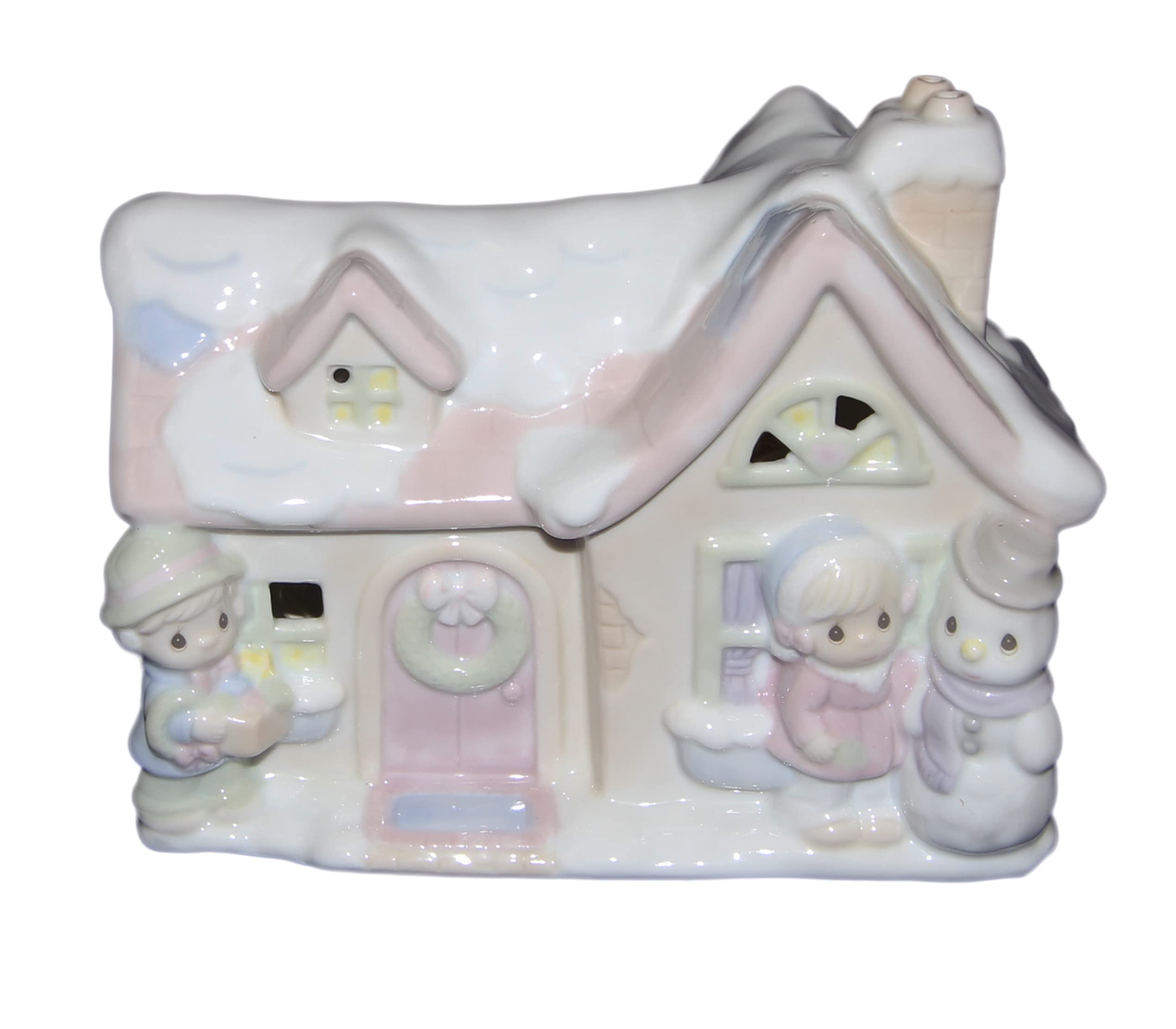 Precious Moments 357510 Sugar Town House Night Light - Warm Glow LED Nursery Lamp for Baby Room Decor & Bedside Nightlight