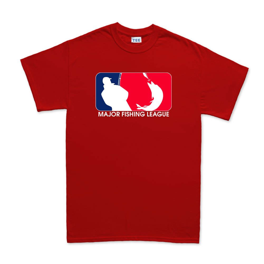 Funny Fishing T-Shirt for Anglers - MFL Major Fishing League Graphic Tee - Perfect for Fishing Trips, Outdoor Adventures & Gifts