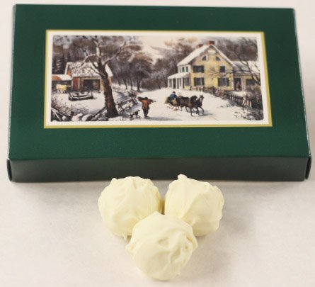 Scott's Cakes Tropical Fruit Mix - Mango, Guava & Passion Fruit White Chocolate Truffles 8oz | Gourmet Homemade Candy Gift Box | Perfect for Holidays, Birthdays & Corporate Gifts
