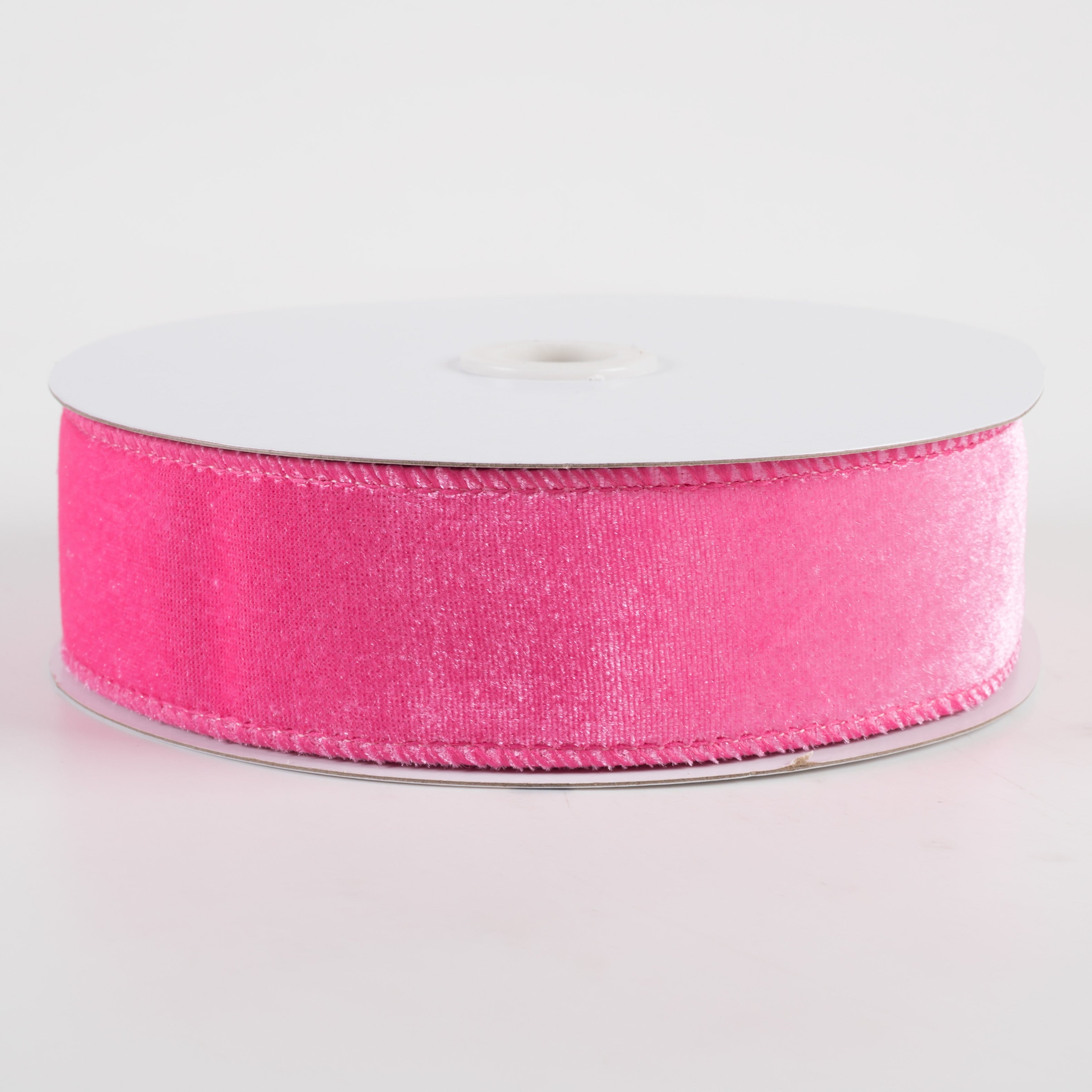 1.5 Inch Deluxe Velvet Satin Backing Ribbon - Hot Pink (10 Yards) for Gift Wrapping, DIY Crafts, Wedding Decorations & Hair Bows