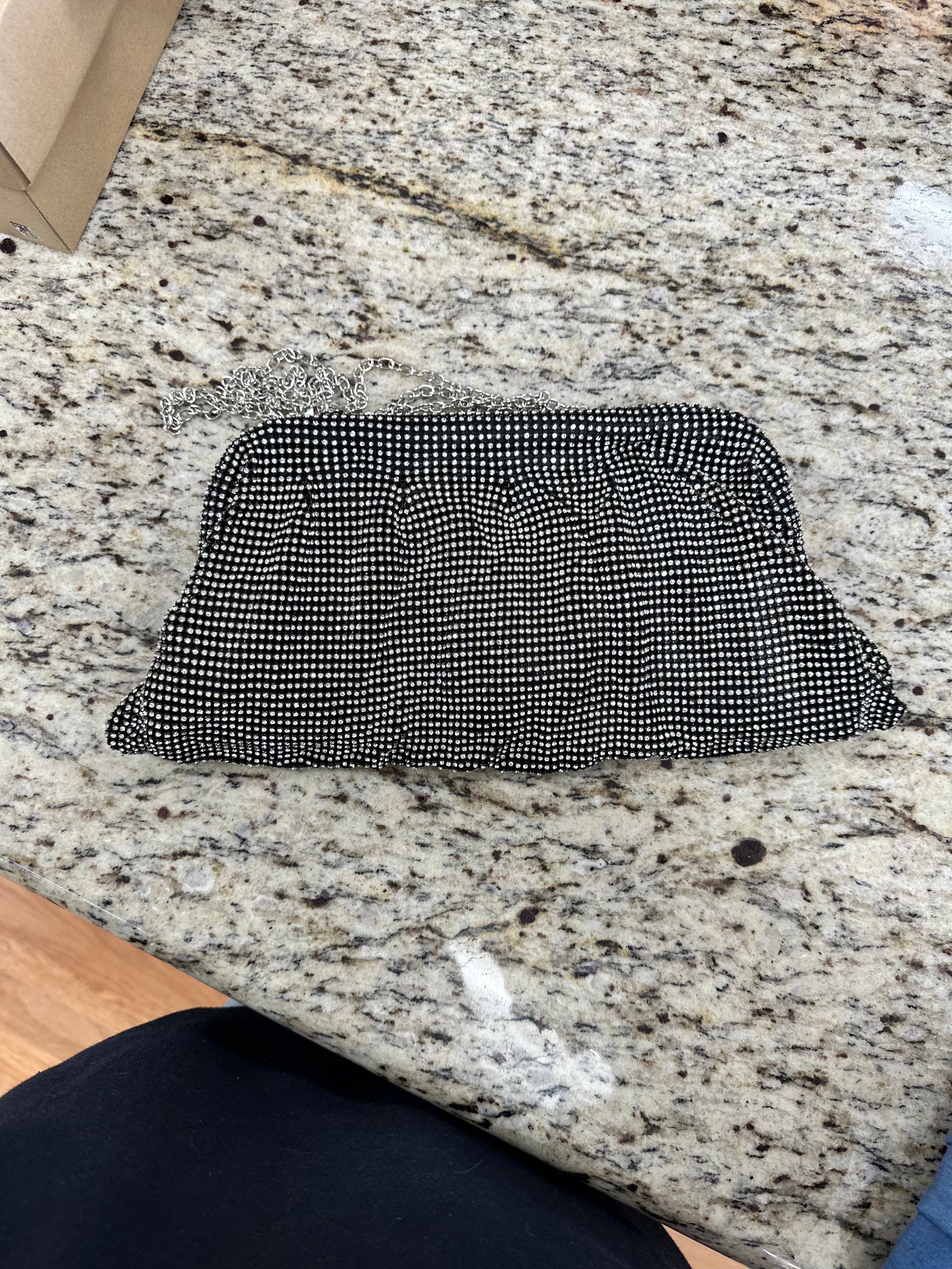 Sparkly Rhinestone Evening Clutch Purse for Women - Elegant Party Wedding Prom Night Out Accessory