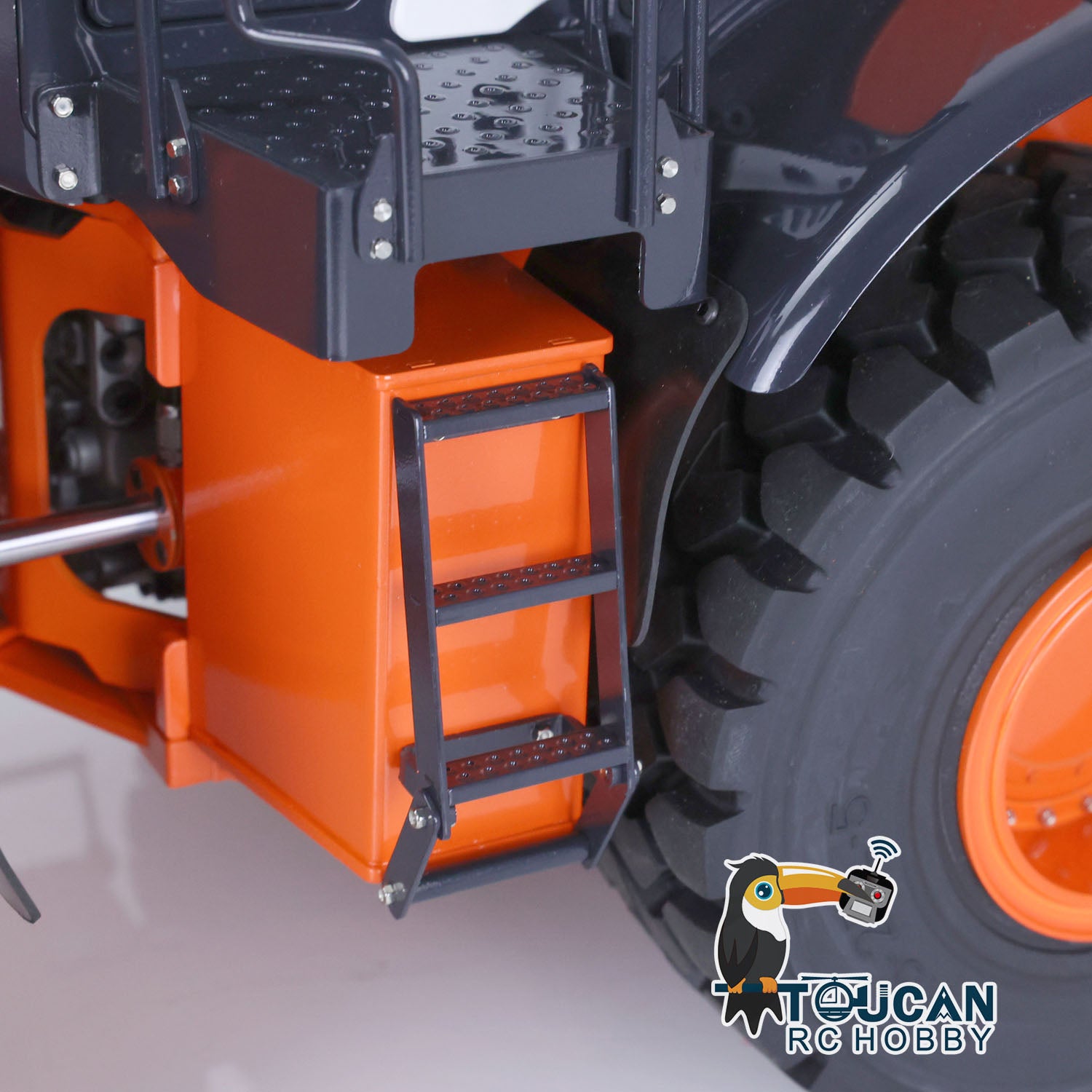 1/14 Scale Hydraulic RC Loader ZW370 JDM 198 - Remote Control Metal Construction Truck with New Sound Module - Realistic Model for Construction Site Play & Collectors