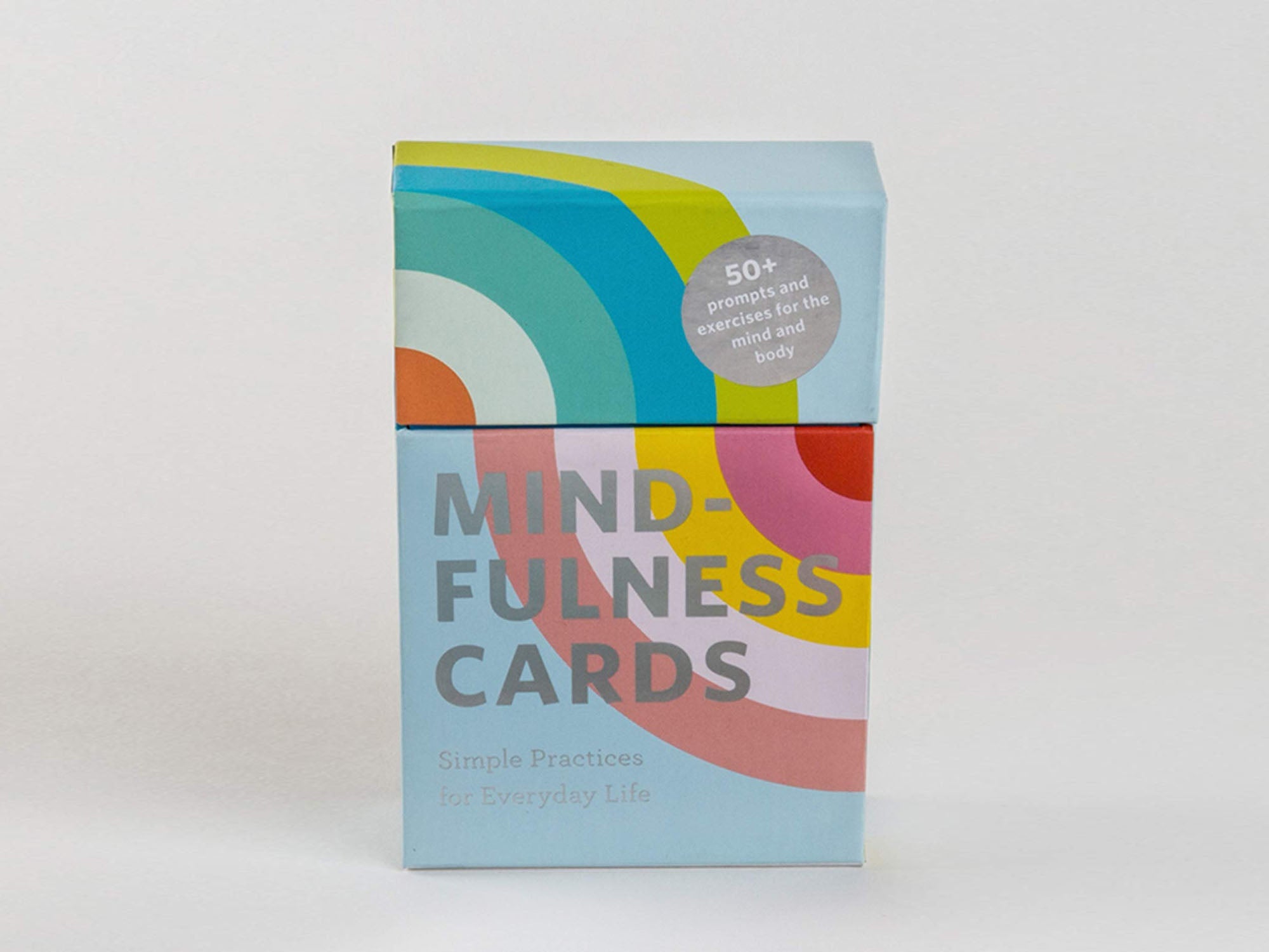 Mindfulness Cards for Adults - 50 Daily Meditation & Stress Relief Prompts - Perfect for Anxiety Relief, Self-Care & Therapy Sessions