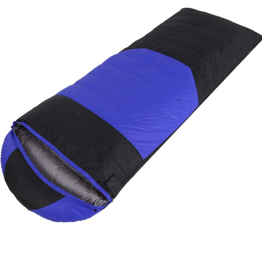Ultralight 3-Season Down Sleeping Bag with Hood for Adults - Portable Compression Sack Included | Perfect for Camping, Hiking & Backpacking Adventures