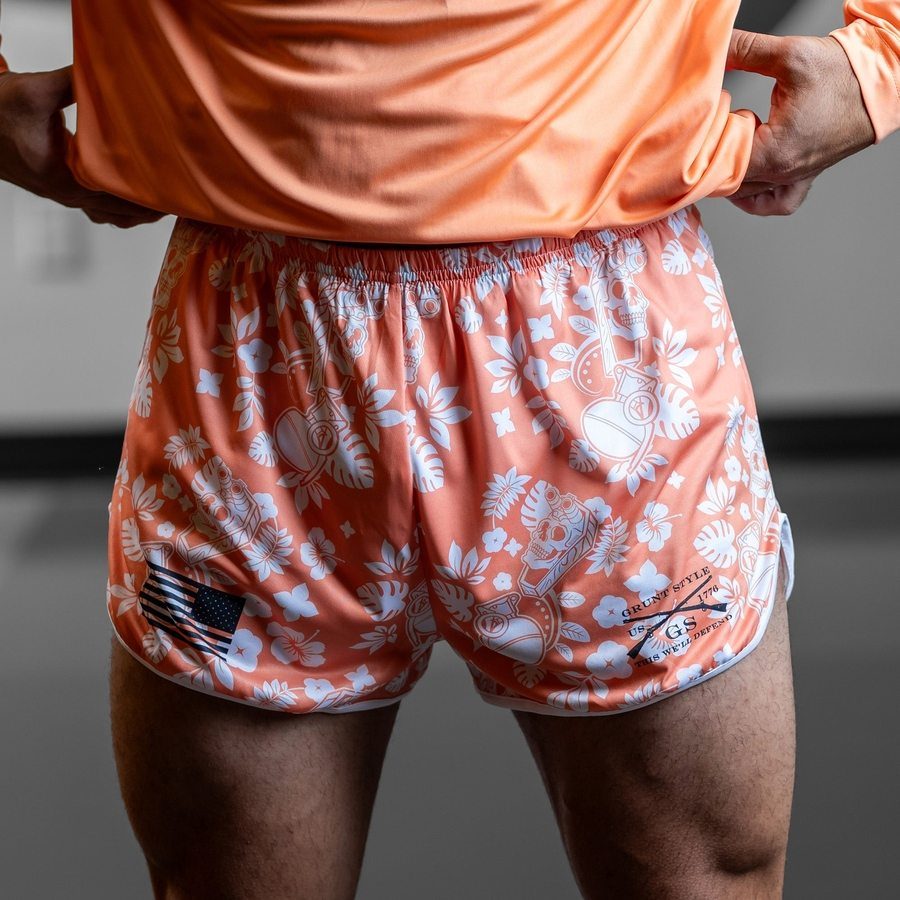 Ranger Panties Tropical Death Apricot Crush - High-Performance Athletic Underwear for Running, Hiking & Outdoor Activities