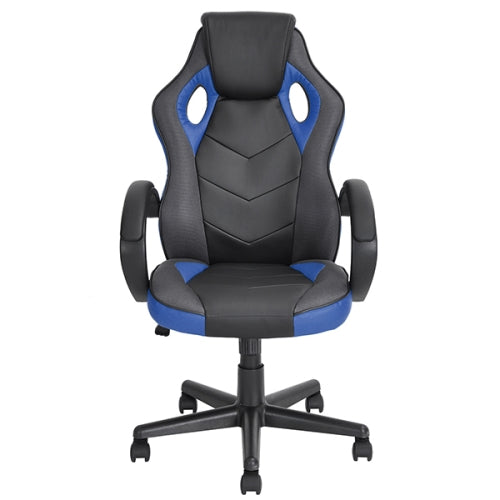 HAWK SERIES 4534 Ergonomic Gaming Chair with Lumbar Support - Black & Blue for PC, Console Gamers & Office Work - High Back Racing Style Comfort for Long Hours Gaming & Working