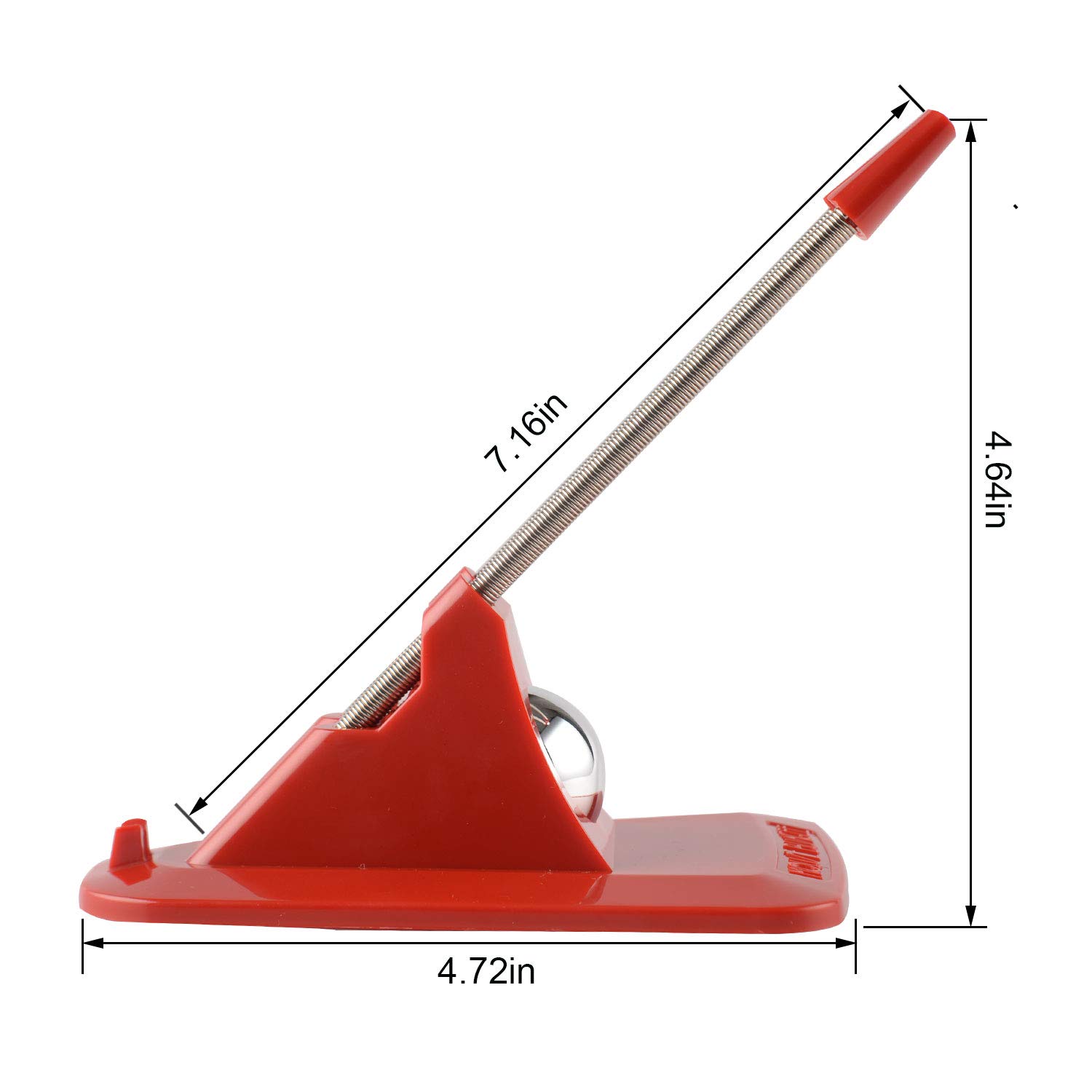ONE250 Mouse Bungee Cable Management Clip - Flexible Gaming Mouse Holder for Tangle-Free Wired Mouse Support (Red) - Perfect for PC Gaming, Esports, and Office Workstations