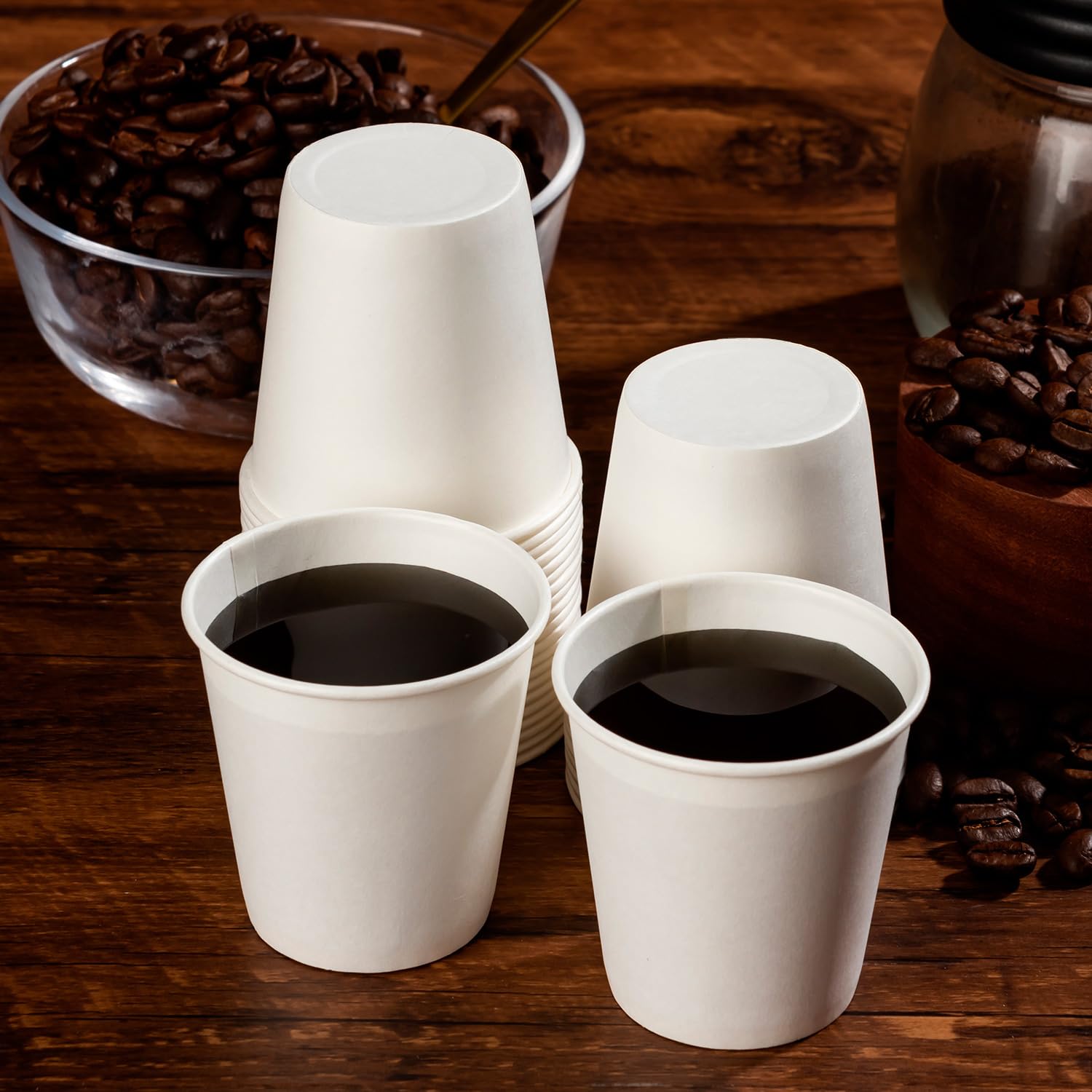 600 Pack 3 oz Small Disposable Paper Cups - Bathroom Mouthwash Cups, Espresso Shot Glasses, Party Supplies & Daily Use - Perfect for Home, Office, Restaurants and Events
