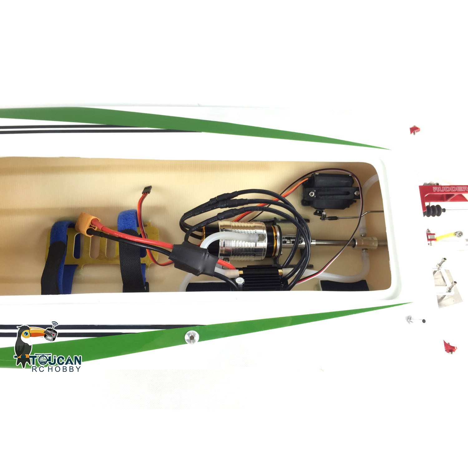 E36 Fiber Glass 2.4Ghz High Speed Electric RC Racing Boat - PNP with Motor, Servo & ESC (No Battery) - DIY Model 845x245x130mm - 75-80km/h - Perfect for Lakes, Ponds & Competitive RC Boat Racing